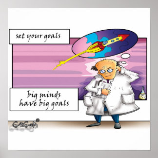 Set Ihrer Ziele Poster