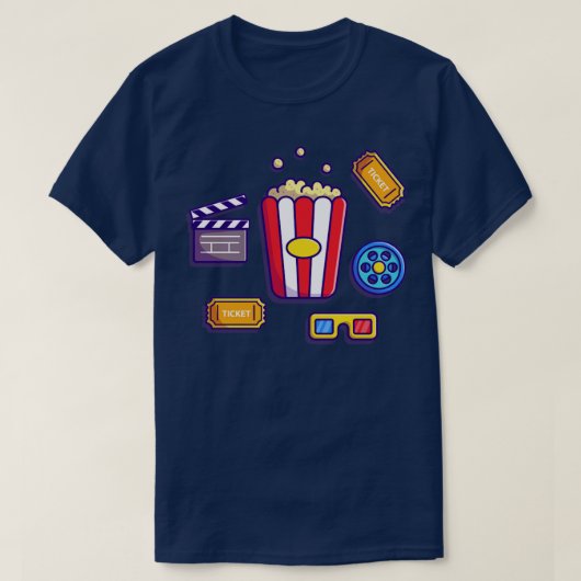 Set im Kino T-Shirt (Design vorne)