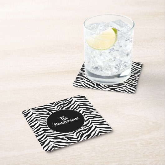 Set-Individuelle Name-Untersetzer Rechteckiger Pappuntersetzer (Vor Ort)