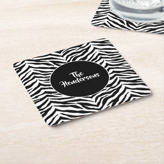 Set-Individuelle Name-Untersetzer Rechteckiger Pappuntersetzer (angewinkelt)