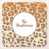 Set-Individuelle Name-Untersetzer Rechteckiger Pappuntersetzer (Vorderseite)