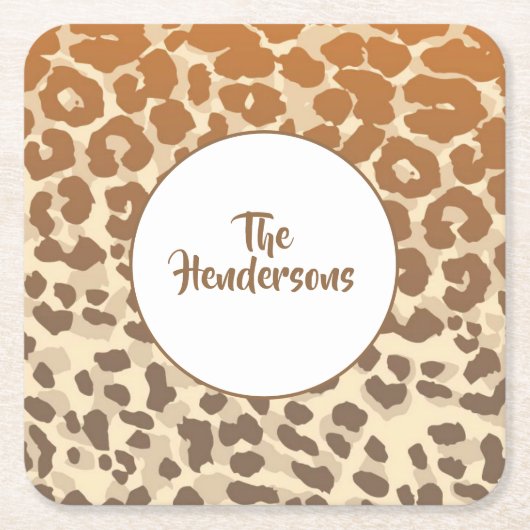 Set-Individuelle Name-Untersetzer Rechteckiger Pappuntersetzer (Vorderseite)