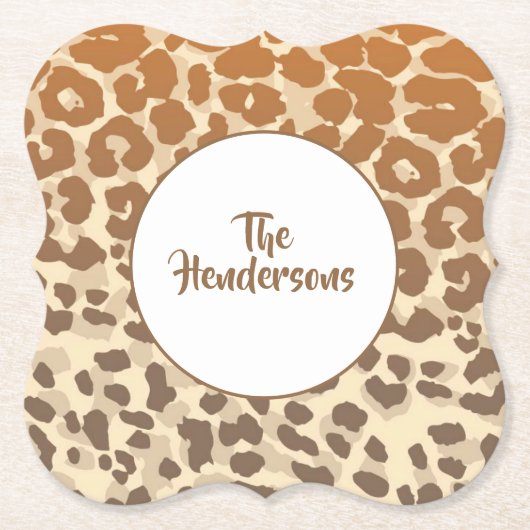 Set-Individuelle Name-Untersetzer Untersetzer (Vorderseite)