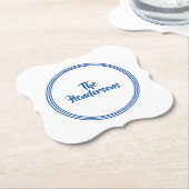 Set-Individuelle Name-Untersetzer Untersetzer (angewinkelt)