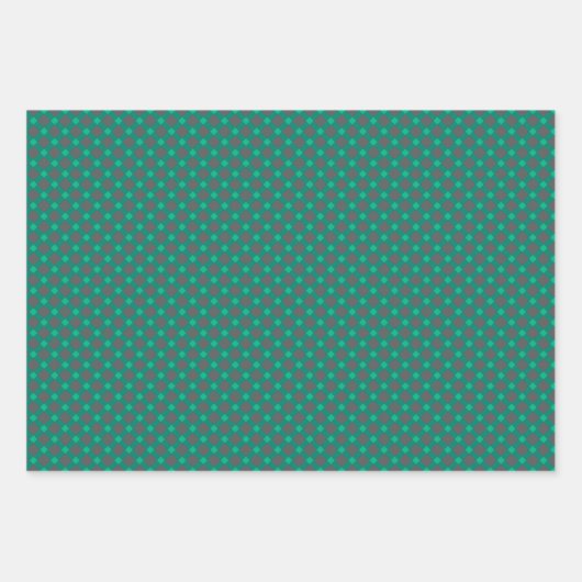 Set, kariertes Papier, kariert, Tartan, Muster kar Geschenkpapier Set (Vorderseite 2)