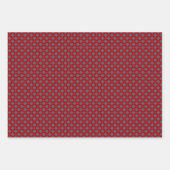 Set, kariertes Papier, kariert, Tartan, Muster kar Geschenkpapier Set (Vorderseite)