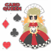 Set "Kartenqueen-Sticker" Aufkleber (Vorderseite)