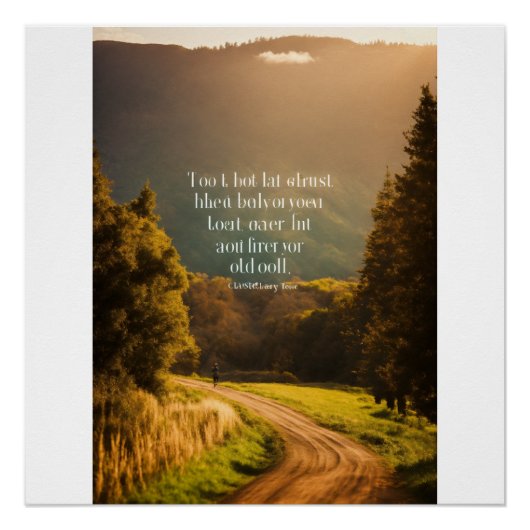 Set Klare Ziele Poster (Vorderseite)