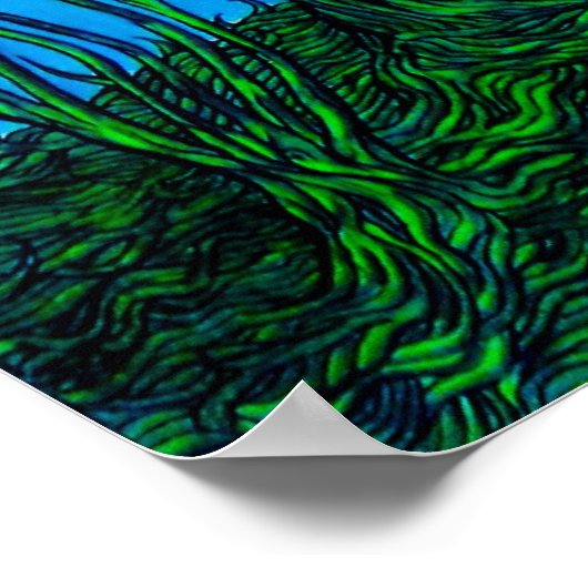 Set-kostenloses Poster (Ecke)