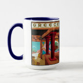 Set Kretas Griechenland von 8 verschiedenen Tassen (Links)