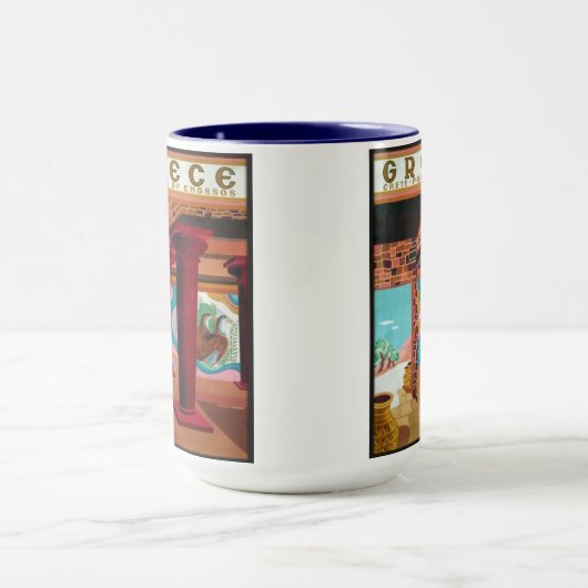 Set Kretas Griechenland von 8 verschiedenen Tassen (Zentrum)