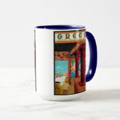 Set Kretas Griechenland von 8 verschiedenen Tassen (VorderseiteRechts)