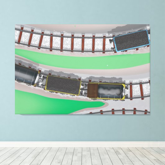 Set Leinwanddruck (Insitu (Holzboden))