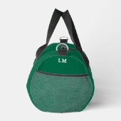 Set Match Wappen Custom Monogram Green Tennis Duffle Bag (Rechts)