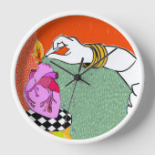 Set mein Herz am Feuer Uhr (Vorderseite)