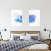 Set Minimalistische Abstrakte Wasserfarbenwolke dr (Schlafzimmer)