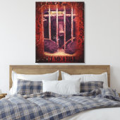Set mir gratis - überzogene Canvas Leinwanddruck (Insitu (Schlafzimmer))
