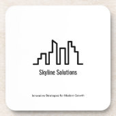 Set mit 6 Untersetzer mit weißem, elegantem Cork B (Vorderseite)