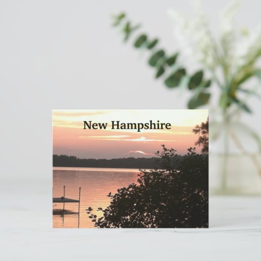 Set mit Aussicht auf den See Postkarte (Stehend Vorderseite)