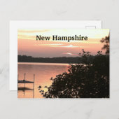 Set mit Aussicht auf den See Postkarte (Vorne/Hinten)