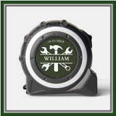 Set mit dem Namen des Leather Texturelektronics gr Maßband