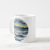 Set mit Gemälden im Van Gogh-Stil, das Meer bei So Kaffeetasse (Vorderseite Links)