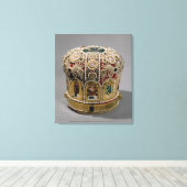 Set mit Perlen und wertvoll Leinwanddruck (Insitu (Holzboden))