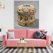 Set mit Perlen und wertvoll Leinwanddruck (Insitu (Wohnzimmer))