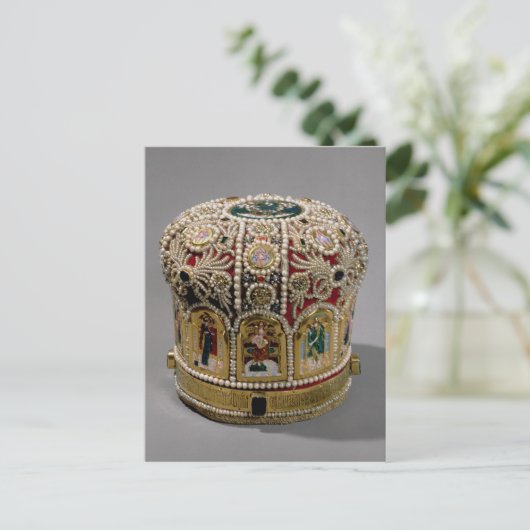 Set mit Perlen und wertvoll Postkarte (Stehend Vorderseite)