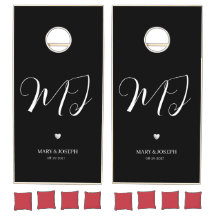 Set mit schwarzem und weißem Kornloch, benutzerdef