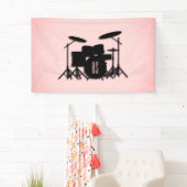 Set-Musikdesign rosa Banner (Insitu)