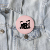 Set-Musikdesign rosa Button (Beispiel)
