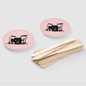 Set-Musikdesign rosa Fächer (Non-assembled)