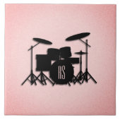 Set-Musikdesign rosa Fliese (Vorderseite)