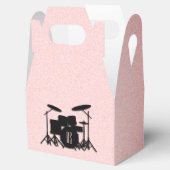 Set-Musikdesign rosa Geschenkschachtel (Geöffnet)