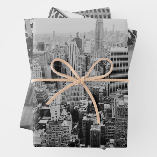 Set New Yorker Schwarz-Weiß-Fotos Geschenkpapier Set (Beispiel)