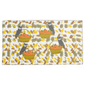Set of 2 Autumn Pumpkins Fall Pillow Cases / Sham Kissenbezug (Vorderseite-Rechts)