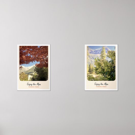 Set of 2 Nature Photo Posters | 5×7 Botanical Wall (Vorderseite)