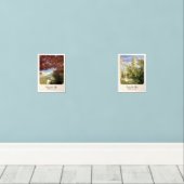 Set of 2 Nature Photo Posters | 5×7 Botanical Wall (Holzboden)