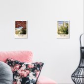 Set of 2 Nature Photo Posters | 5×7 Botanical Wall (Wohnzimmer)