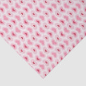 Set of 3-Modern Light Pink & Red Hearts Seidenpapier (Detail)