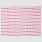 Set of 3-Modern Light Pink & Red Hearts Seidenpapier (Vorderseite)