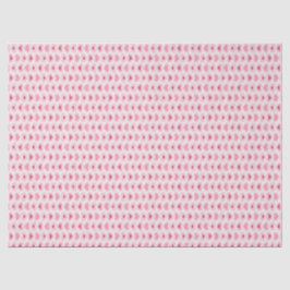 Set of 3-Modern Light Pink & Red Hearts Seidenpapier