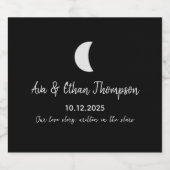 Set of 6 Personalized Champagne/Wine Bottle Labels Schaumweinetikett (Einzelnes Label)