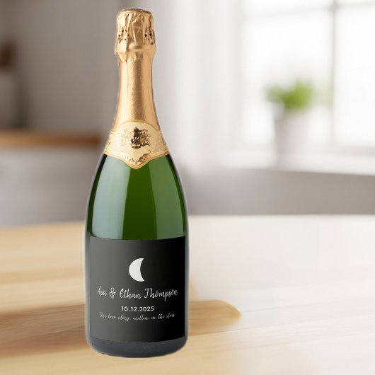 Set of 6 Personalized Champagne/Wine Bottle Labels Schaumweinetikett