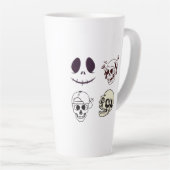 Set of Four Unique Skull Illustrations Milchtasse (Rechte Ecke)