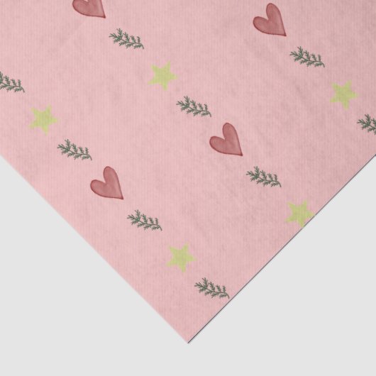 Set of Fun Gift Wrap Papers Hearts Tea Kettle  Seidenpapier (Detail)