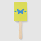 Set of hand fans with flag of Bady Bassit Fächer (Rückseite)