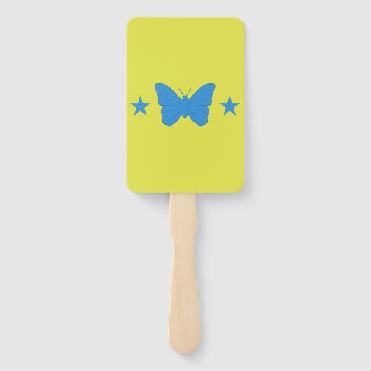 Set of hand fans with flag of Bady Bassit Fächer (Rückseite)