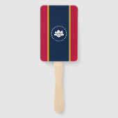 Set of hand fans with flag of Mississippi, USA Fächer (Rückseite)